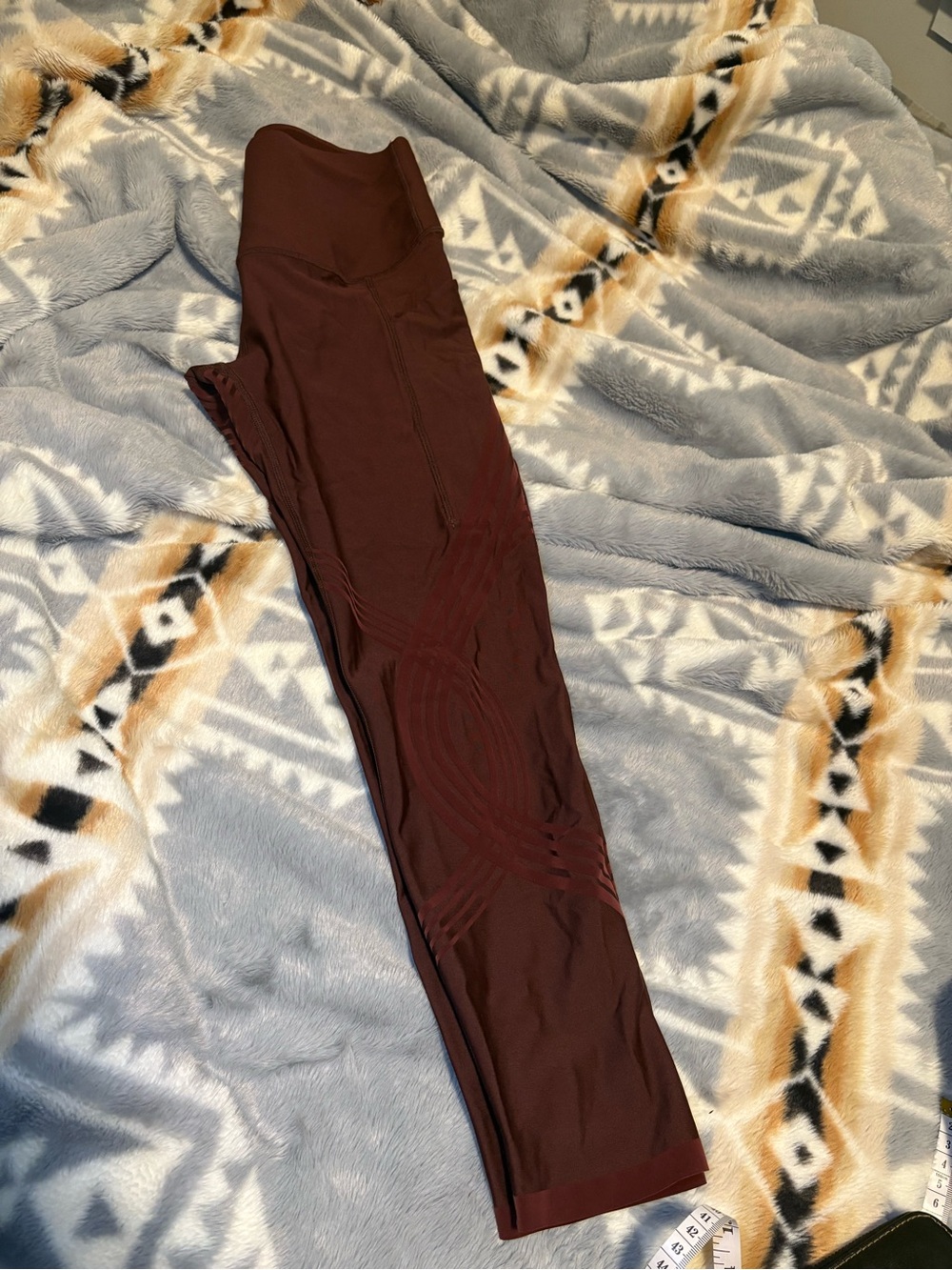 High-Waist Seamless Leggings in Deep Brown